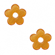 Pendentifs Polaris Elements Lucido fleur Orange carotte