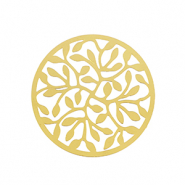 Breloques en acier Inox boh&egrave;mes 33mm Dor&eacute;