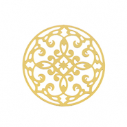 Breloques en acier Inox boh&egrave;mes 28mm Dor&eacute;