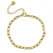 Bracelets en acier Inox Doré