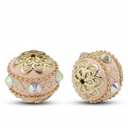 Perles boh&egrave;mes Dor&eacute; ros&eacute;