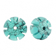 Pierres naturelles perles Calcite fleur Turquois