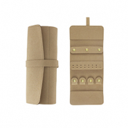 Trousse &agrave; bijoux de voyage petite Taupe