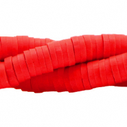 Perles Katsuki 6mm Rouge mandarine tango