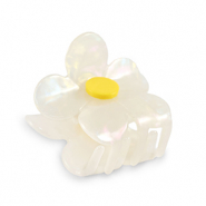 Accessoires pour cheveux pince &agrave; cheveux fleur Blanc