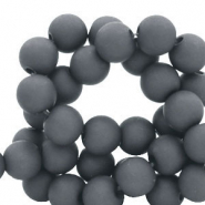Perles acryliques 6 mm Anthracite