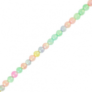 Perles coquillage rond Pastel multicolore