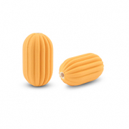 Perles acryliques ovale Orange