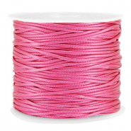 Fil macram&eacute; tress&eacute; 1mm Rose magenta