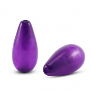Perles Polaris Elements en forme de goutte Polmo Violet raisin