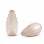Perles Polaris Elements en forme de goutte Polmo Rose nude