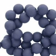 Perles acryliques 8 mm Anthracite