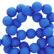 Perles acryliques 8 mm Bleu royal