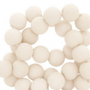 Perles acryliques 4 mm Off white