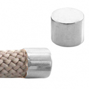 Embouts en m&eacute;tal DQ &Oslash;10mm Argent&eacute; antique (sans nickel)