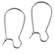 Boucles d'oreilles fil dormeuses en métal DQ 18mm Argenté antique (sans nickel)