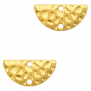 Breloques en m&eacute;tal DQ connecteur demi-cercle Dor&eacute; (sans nickel)