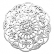 Breloques en m&eacute;tal DQ connecteur boh&egrave;me argent&eacute; antique (sans nickel)