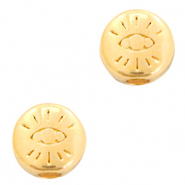Perles en métal DQ avec oeil 6mm Doré (sans nickel)
