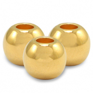 Perles en métal DQ 4mm Doré (sans nickel)
