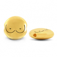 Perles en métal DQ seins Doré (sans nickel)