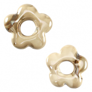 Perles en céramique DQ grecque fleur Greige