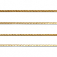 Appr&ecirc;ts en acier Inox cha&icirc;ne maille jaseron serpentine D&oacute;re