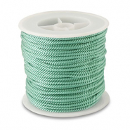 Cordon tendance 2mm Vert oc&eacute;an