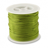 Cordon tendance 2mm Vert olive