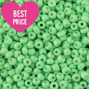 Perles de rocailles 8/0 (3mm) Vert clair