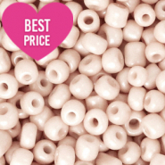 Perles de rocailles 8/0 (3mm) Rose fleurs de printemps