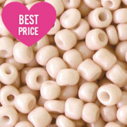 Perles de rocailles 12/0 (2mm) Beige latte