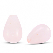 Pierres naturelles perles Quartz goutte Rose clair