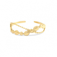 Bagues en acier Inox Dor&eacute;