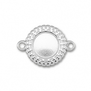 BY31&reg; Connecteur en acier Inox avec serti pour SS34 flatback Argent&eacute;