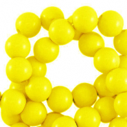 Perles acryliques 8 mm brillant Jaune