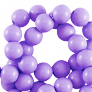 Perles acryliques 6 mm brillant Lilas