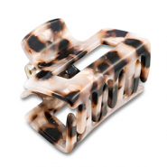 Accessoires pour cheveux pince &agrave; cheveux Blanc tortue