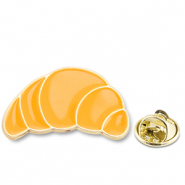 Pins croissant Jaune orange-dor&eacute;