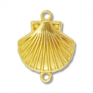 Connecteur en acier Inox coquille Dor&eacute;