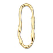 Appr&ecirc;ts en acier Inox connecteur ovale Dor&eacute;