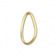 Appr&ecirc;ts en acier Inox connecteur ovale Dor&eacute;