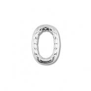 Appr&ecirc;ts en acier Inox connecteur ovale Argent&eacute;
