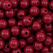 DQ Perles acryliques 10 mm Rouge vin