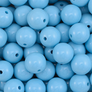 DQ Perles acryliques 14 mm Bleu