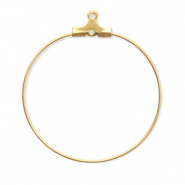 Appr&ecirc;ts en acier Inox supports boucles d'oreilles cr&eacute;oles Dor&eacute;