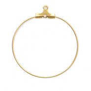 Appr&ecirc;ts en acier Inox supports boucles d'oreilles cr&eacute;oles Dor&eacute;