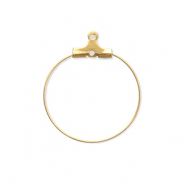 Appr&ecirc;ts en acier Inox supports boucles d'oreilles cr&eacute;oles Dor&eacute;