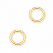 Appr&ecirc;ts en m&eacute;tal DQ anneau bris&eacute; Dor&eacute; (sans nickel)