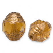 Perles tch&egrave;ques FPB ovale 7x6mm Topaz